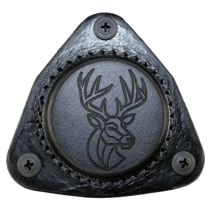 Black leather SofHold Whitetail Buck Gun Magnet