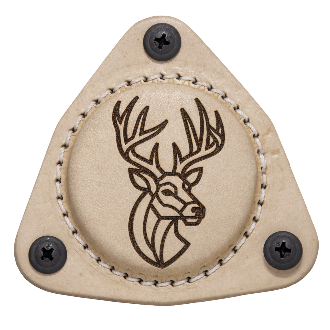 Natural leather SofHold Whitetail Buck Gun Magnet
